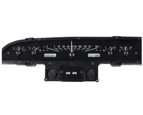 Dakota Digital Black Alloy MHX System for 1960 Ford Galaxie, Custom Build, Metric