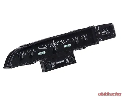 Dakota Digital Black Alloy MHX System for 1960 Ford Galaxie, Custom Build, Metric - MHX-60F-GAL-K-W