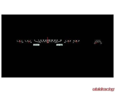 Dakota Digital Black Alloy MHX System for 1960 Ford Galaxie, Custom Build, Metric - MHX-60F-GAL-K-W