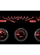 Dakota Digital Black Alloy MHX System for Chevrolet 1961-1962, Custom Build, Metric                                     - MHX-61C-IMP-K-R - Image 2