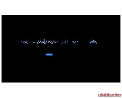 Dakota Digital Black Alloy MHX System for 1961 Ford/Mercury Custom Build, Metric - MHX-61F-GAL-K-B