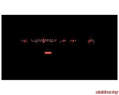 Dakota Digital Black Alloy MHX System for 1961 Ford Mercury Custom Build - MHX-61F-GAL-K-R