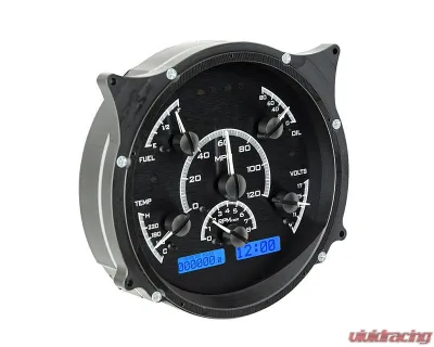 Dakota Digital Black Alloy MHX System for Ford 1961-1966, Metric Custom Build, MHX-61F-PU-K-B - MHX-61F-PU-K-B