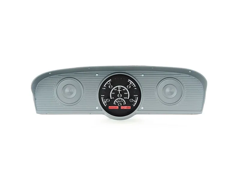 Dakota Digital Black Alloy MHX System Metric Custom Build Ford 1961-1966 - MHX-61F-PU-K-R