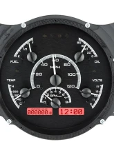 Dakota Digital Black Alloy MHX System for Ford 1961-1966, Custom Build, Metric Fitment                                     - MHX-61F-PU-K-R - Image 2