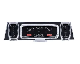 Dakota Digital Black Alloy MHX System for Lincoln 1961-1963, Custom Build, Metric Fitment