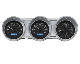 Dakota Digital Black Alloy MHX System for 1962-1963 Ford Custom Build MHX-62F-FAR-K-B