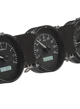 Dakota Digital Black Alloy MHX System for 1962-1963 Ford Custom Build Metric                                     - MHX-62F-FAR-K-W - Image 2