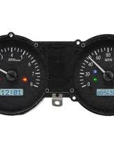 Dakota Digital Black Alloy MHX System for 1962-1963 Ford Custom Build Metric                                     - MHX-62F-FAR-K-W - Image 3