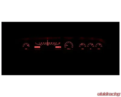 Dakota Digital Black Alloy MHX System for 1962 Ford Galaxie, Custom Build, Metric - MHX-62F-GAL-K-R