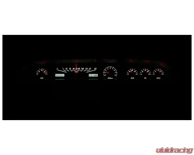 Dakota Digital Black Alloy MHX System for 1962 Ford Galaxie, Custom Build, Metric - MHX-62F-GAL-K-W