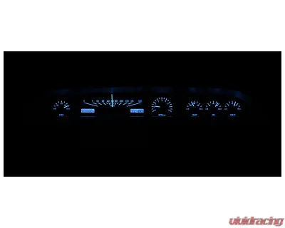 Dakota Digital Silver Alloy MHX System for 1962 Ford Galaxie Metric Custom Build - MHX-62F-GAL-S-B