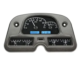 Dakota Digital Black Alloy MHX System for Toyota Land Cruiser 1960-1984, Custom Build