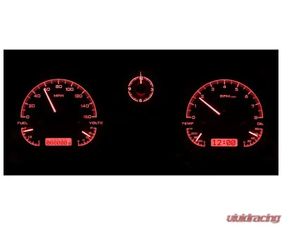 Dakota Digital Black Alloy MHX System for 1963-1965 Buick Riviera, Custom Build - MHX-63B-RIV-K-R