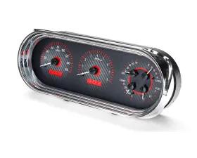 Dakota Digital MHX-63C-NOV-C-R Carbon Fiber Metric Custom Build 13.10