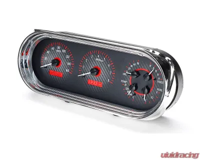 Dakota Digital MHX-63C-NOV-C-R Carbon Fiber Metric Custom Build 13.10"x4.850" - MHX-63C-NOV-C-R