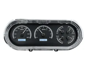 Dakota Digital MHX-63C-NOV-K-W Black Alloy Metric Custom Build 13.10