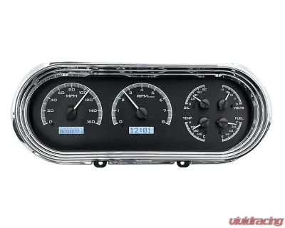 Dakota Digital MHX-63C-NOV-K-W Black Alloy Metric Custom Build 13.10"x4.850" - MHX-63C-NOV-K-W