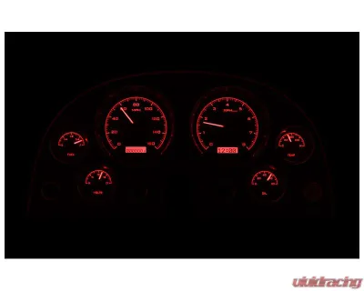 Dakota Digital Black Alloy MHX System for Chevrolet 1963-1967, Custom Build, Metric - MHX-63C-VET-K-R