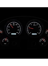 Dakota Digital Black Alloy MHX System for 1963-1967 Chevrolet Custom Build                                     - MHX-63C-VET-K-W - Image 2