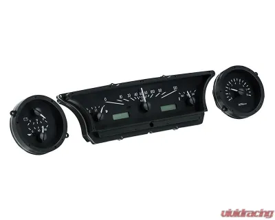 Dakota Digital Black Alloy MHX System for 1963-1964 Ford Galaxie, Custom Build - MHX-63F-GAL-K-W
