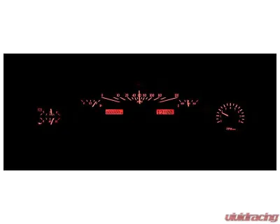 Dakota Digital Black Alloy MHX System for 1963-1964 Ford Galaxie, Custom Build, Metric - MHX-63F-GAL-K-R