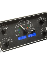 Dakota Digital Black Alloy MHX System for 1963-1972 Jeep Wagoneer Custom Build                                     - MHX-63J-WAG-K-B - Image 2