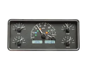 Dakota Digital Black Alloy MHX System for 1963-1972 Jeep Wagoneer Custom Build