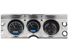 Dakota Digital Black Alloy MHX System for 1964-1965 Chevrolet Custom Build MHX-64C-CVL-K-B