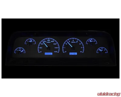 Dakota Digital Black Alloy MHX System for 1964-1966 Chevrolet Custom Build - MHX-64C-PU-K-B