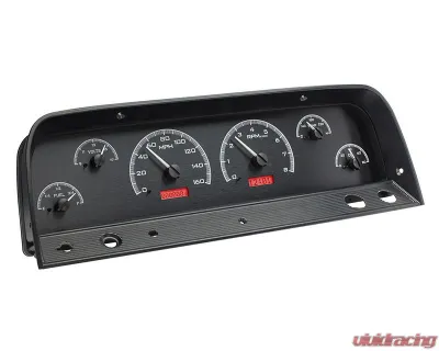 Dakota Digital Black Alloy MHX System for Chevrolet 1964-1966, Custom Build MHX-64C-PU-K-R - MHX-64C-PU-K-R