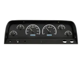 Dakota Digital Black Alloy MHX System for Chevrolet 1964-1966 Metric Custom Build