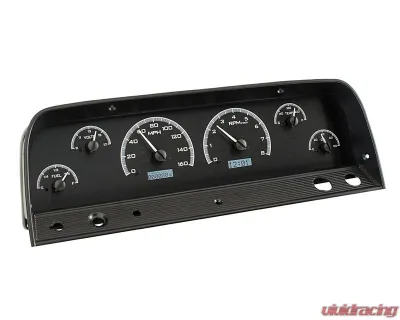 Dakota Digital Black Alloy MHX System for Chevrolet 1964-1966 Metric Custom Build - MHX-64C-PU-K-W