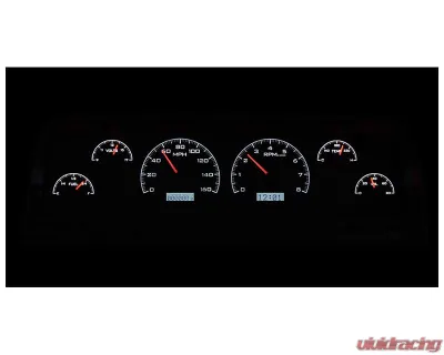 Dakota Digital Black Alloy MHX System for Chevrolet 1964-1966 Metric Custom Build - MHX-64C-PU-K-W