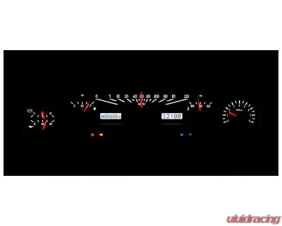 Dakota Digital Black Alloy MHX System for Ford 1964-1965, Metric Custom Build, MHX-64F-FAL-K-W - MHX-64F-FAL-K-W