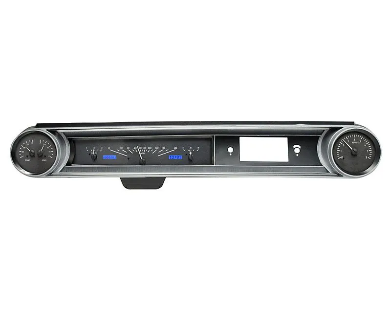 Dakota Digital Black Alloy MHX System Metric Custom Build Chevrolet Impala 1965 - MHX-65C-IMP-K-B