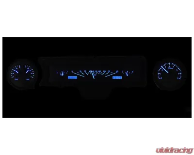 Dakota Digital Black Alloy MHX System for 1965 Chevrolet Impala Custom Build - MHX-65C-IMP-K-B