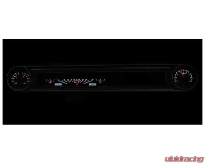 Dakota Digital Black Alloy MHX System for 1965 Chevrolet Impala Metric Custom Build - MHX-65C-IMP-K-W