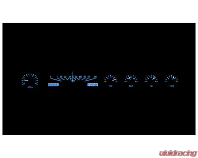 Dakota Digital Black Alloy MHX System for 1965-1966 Ford Galaxie, Custom Build, Metric - MHX-65F-GAL-K-B