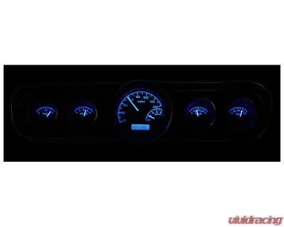 Dakota Digital Carbon Fiber MHX System for 1965-1966 Ford Mustang, Metric Custom Build - MHX-65F-MUS-C-B