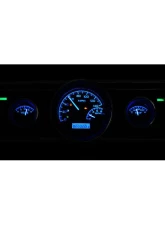 Dakota Digital Black Alloy MHX System for 1965-1966 Ford Mustang, Custom Build, Metric                                     - MHX-65F-MUS-K-B - Image 3