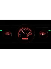 Dakota Digital Black Alloy MHX System for 1965-1966 Ford Mustang, Custom Build, Metric                                     - MHX-65F-MUS-K-R - Image 2