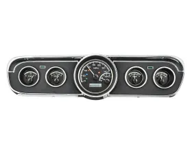 Dakota Digital Black Alloy MHX System for 1965-1966 Ford Mustang, Custom Build, Metric