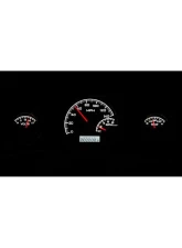 Dakota Digital Black Alloy MHX System for 1965-1966 Ford Mustang, Custom Build, Metric                                     - MHX-65F-MUS-K-W - Image 2