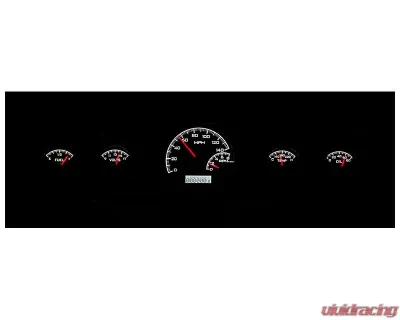 Dakota Digital Black Alloy MHX System for 1965-1966 Ford Mustang, Custom Build, Metric - MHX-65F-MUS-K-W