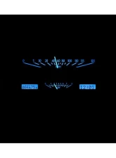 Dakota Digital Black Alloy MHX System for Ford 1965-1966, Custom Build, Metric Fitment                                     - MHX-65F-PU-K-B - Image 3