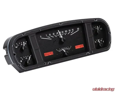 Dakota Digital Black Alloy MHX System for 1965-1966 Ford Custom Build MHX-65F-PU-K-R - MHX-65F-PU-K-R
