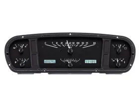 Dakota Digital Black Alloy MHX System for Ford 1965-1966, Custom Build, Metric