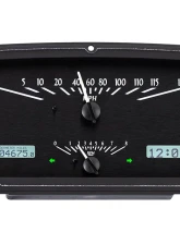 Dakota Digital Black Alloy MHX System for Ford 1965-1966, Custom Build, Metric                                     - MHX-65F-PU-K-W - Image 2