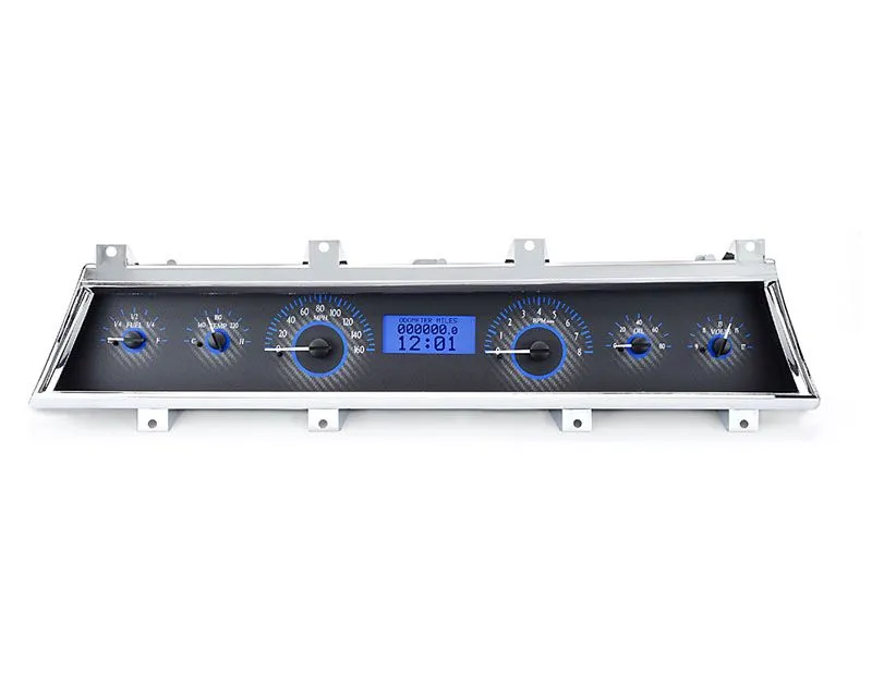 Dakota Digital Carbon Fiber MHX System Metric Custom Build Chevrolet 1966-1967 - MHX-66C-CVL-C-B